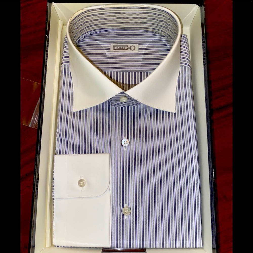 Zilli Dress Shirt 42, 16.5